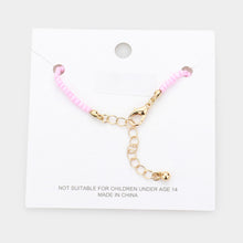 Daisy Day Anklet Pink