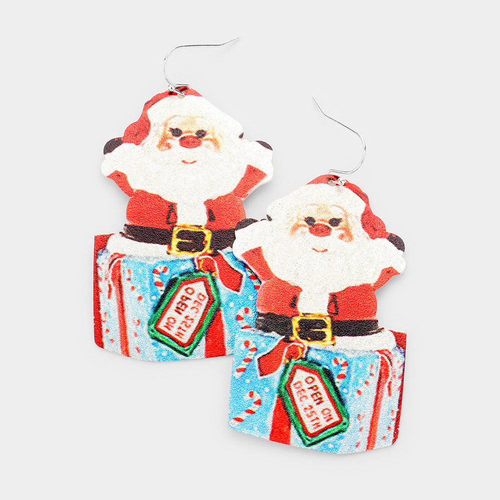 Jolly  Santa Earrings