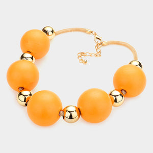 Citrus Balls Necklace Set
