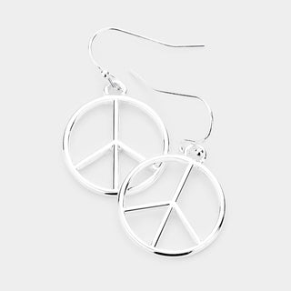 Peaceful Planet Dangle Earrings