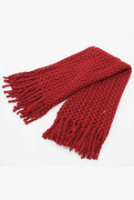 Nicole Scarf Oxblood Red