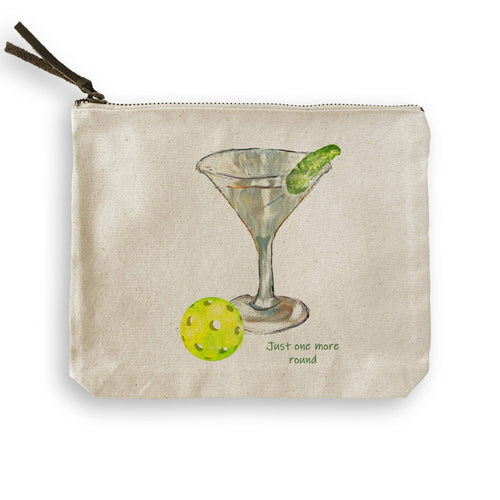 One More Round of Pickleball Cosmetic Bag