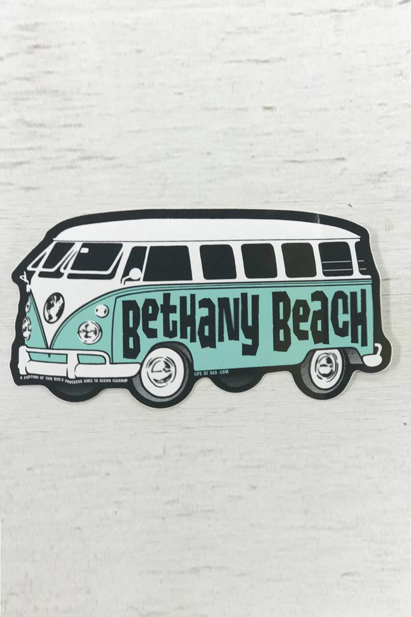 Bethany Beach Bus Sticker