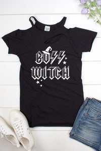 Boss Witch Cut-Out Top