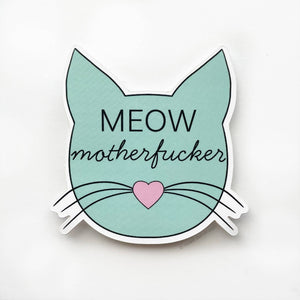 Meow Mofo Sticker
