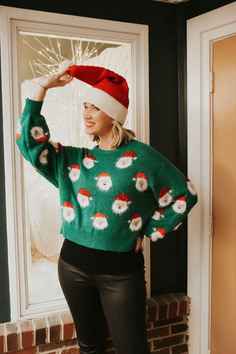 Christmas Long Santa Hat Red