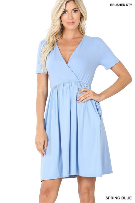 Simply Stated Dress Spring Blue